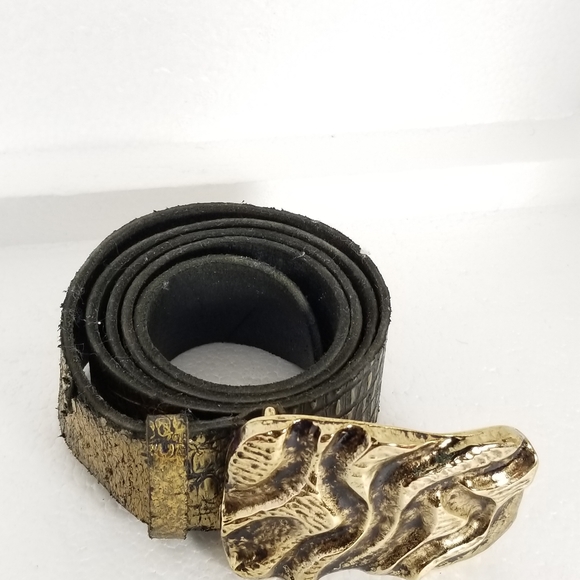 Antoniazzi Firenze Gold Blk Alligator Embossed XL - Picture 3 of 13